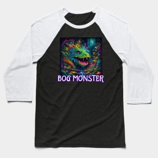 VIBRANT VISIONS (BOG MONSTER) Baseball T-Shirt